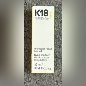K18 Molecular Repair Hair Oil 0.34 oz 10ml Damage Repair Smooth Shine New